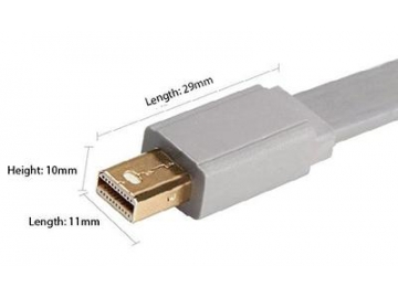 Cable mini DisplayPort (Mini DP) a DisplayPort