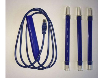 Dispositivo para el tratamiento de las hemorroides (electroquimioterapia de iones de cobre)