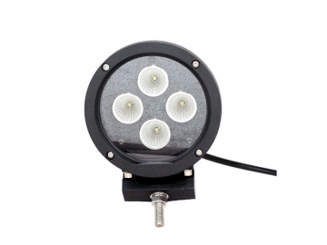 Luz de circulación LED redonda de 5 pulgadas con 4 LEDs Cree  40W