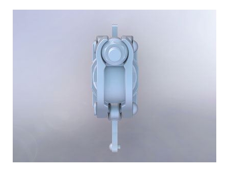 Abrazadera de cuña giratoria para andamios multidireccionales