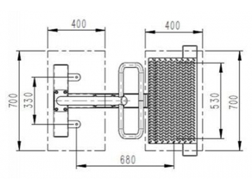 Entrenador con plataforma de step para exterior