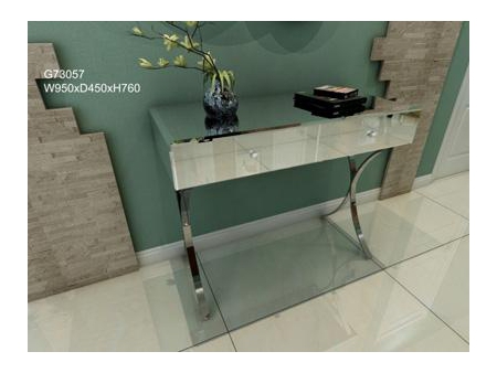 Mirror Glass Decorative Entryway Table