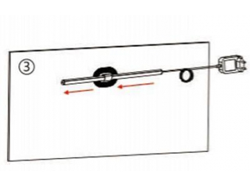 Cinta de luz LED reflectora con interruptor de sensor activado
