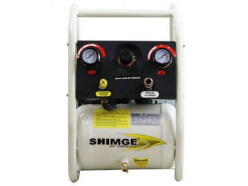 Compresor de aire eléctrico sin aceite portátil de 0.75HP