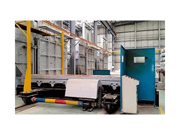 Máquina de carga para horno de homogeneización