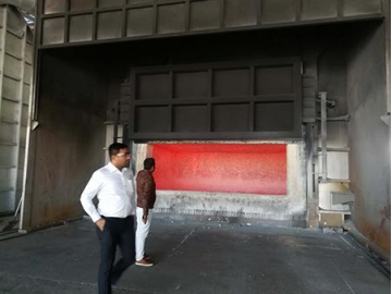 Horno de fundición y retención con quemador Diesel