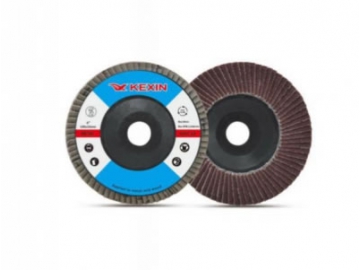 Disco de aleta de esmeril angular 4” T27/ Disco de lija de alúmina grano 60