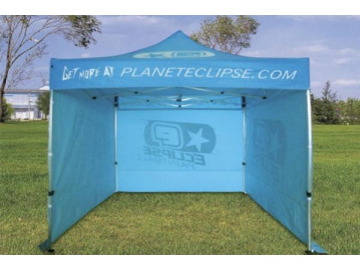 Carpa portátil de triple lateral con estructura de aleación de aluminio de 3×3m