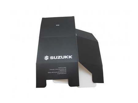 Caja con fondo cerrado y extremo superior plegable, cartón plegable personalizado