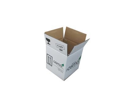 Caja con fondo cerrado y extremo superior plegable, cartón plegable personalizado