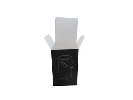 Caja con fondo cerrado y extremo superior plegable, cartón plegable personalizado