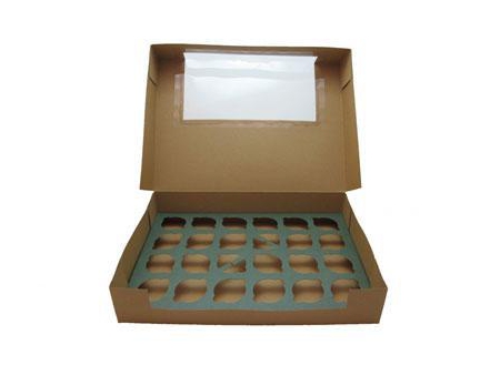 Caja de cartón para cupcakes, caja de papel con impresión personalizada
