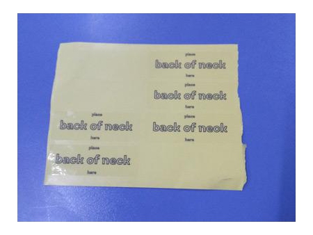 Sticker/ etiqueta adhesiva
