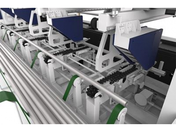 Máquina de corte de tuberías de fibra laser completamente automática TS65