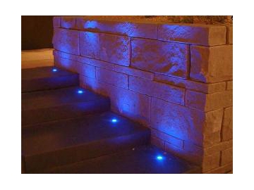 Luz LED empotrada para piso deck y escaleras de exterior SC-F104