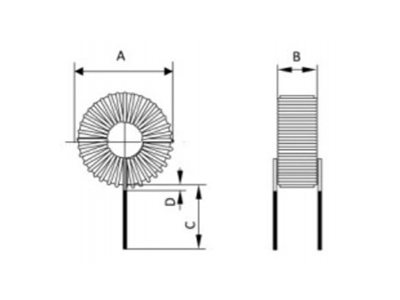 Bobina toroidal (bobina de choque de modo diferencial)