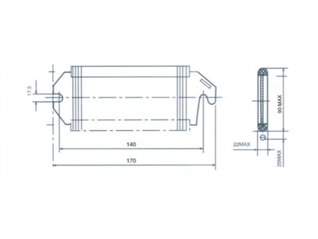 Resistor bobinado tipo lámina, serie ZB5