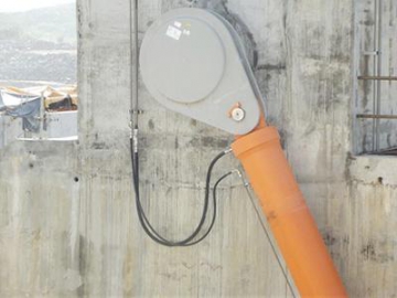 Cilindro hidráulico para compuerta radial