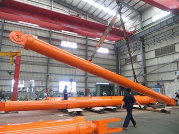 Cilindro hidráulico para compuerta radial