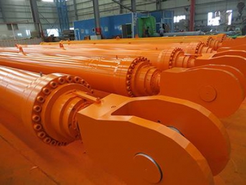 Cilindro hidráulico para compuerta radial