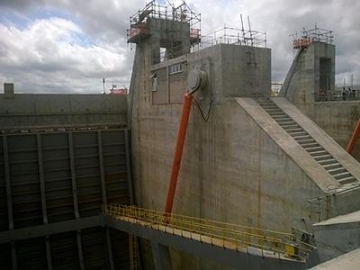 Cilindro hidráulico para compuerta radial