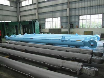 Cilindro hidráulico para compuerta radial