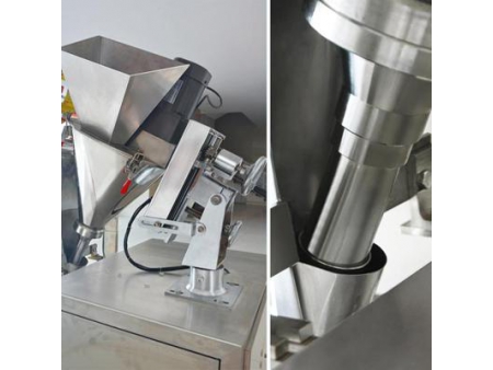 Envasadora vertical, MK-60FB                   (Alta automatización con dosificador de tornillo sin fin), bolsa con sellado posterior