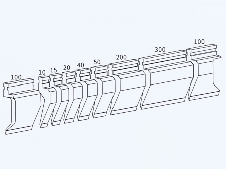 Punzones para plegadoras, tipo Bystronic