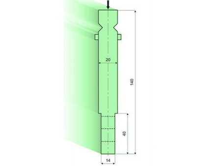 Punzones de radio con soporte R 7-50, Utillaje para plegadora Trumpf