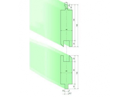 Soporte para insertos para Z, Utillaje para plegadora LVD