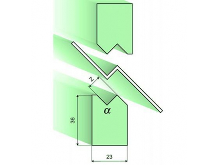 Soporte para insertos para Z, Utillaje para plegadora LVD