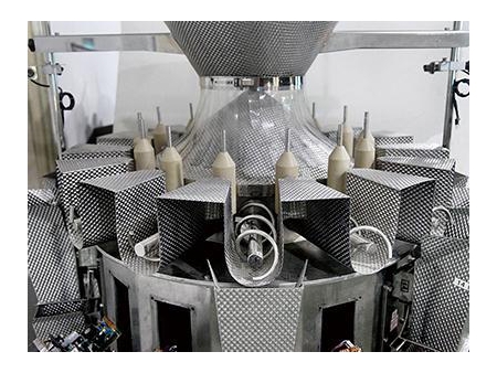 Pesadora Multicabezal con Alimentador de Tornillo JW-AR para Alimentos Húmedos o Viscosos（14 cabezales;10-1500g;2.5L)