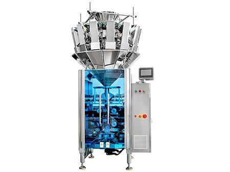 Máquina de Formado, Llenado y Sellado Vertical JW-LCX6 Automática, con Pesadora de 10 o 14 Cabezales