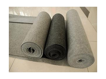 Punzonado de geotextiles no-tejidos