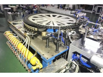 Máquina automatizada de revestimiento de bombillas automotrices