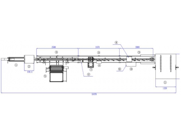Línea de envasado individual de tubos LED