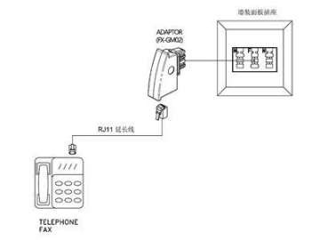 Adaptador telefónico, para Alemania