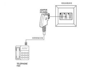 Adaptador telefónico, para Alemania