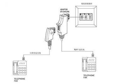 Adaptador telefónico, para Alemania