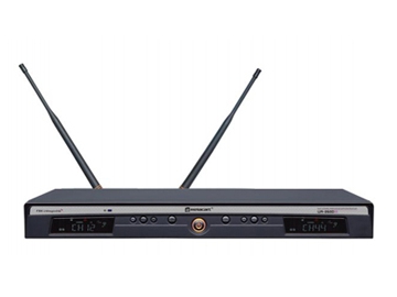 Sistema de micrófono inalámbrico de diversidad de antena de 2 canal UHF UR-260D