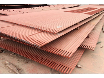Pared de membranas para sistemas de calderas industriales