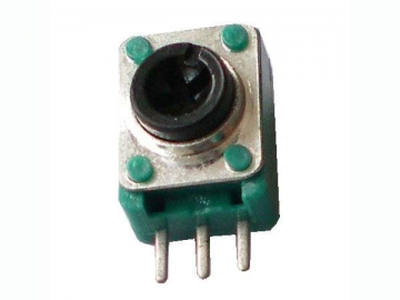 Potenciómetro rotatorio 9mm de eje aislado, WH9011-2T