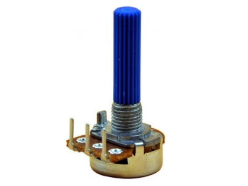 Potenciómetro rotatorio 16mm de eje plástico, WH148