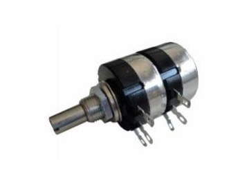 Potenciómetro rotatorio 24mm de eje metal, serie RV24