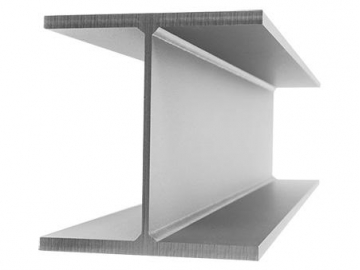 Perfil doble T de aluminio
