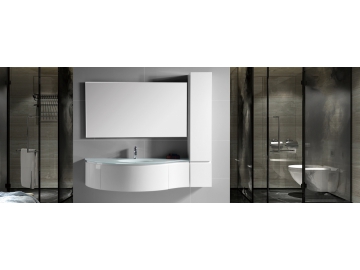 Mueble de Baño, con 2 Cajón Amplio y Mueble Lateral - IL1559