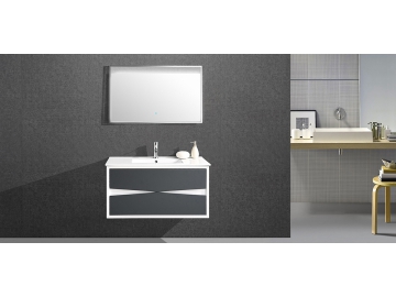 Mueble de Baño, con Espejo Rectangular Grande - IL-1911