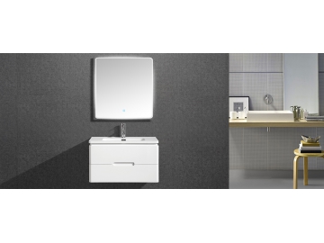 Mueble de Baño, Fondo Reducido con 2 Cajones - IL-331
