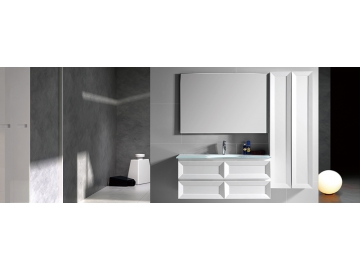 Mueble de Baño, Moderno con Mueble Lateral Suspendido - IL1555GS