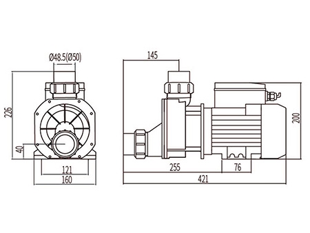 Bomba para hidromasaje, DXD-310E